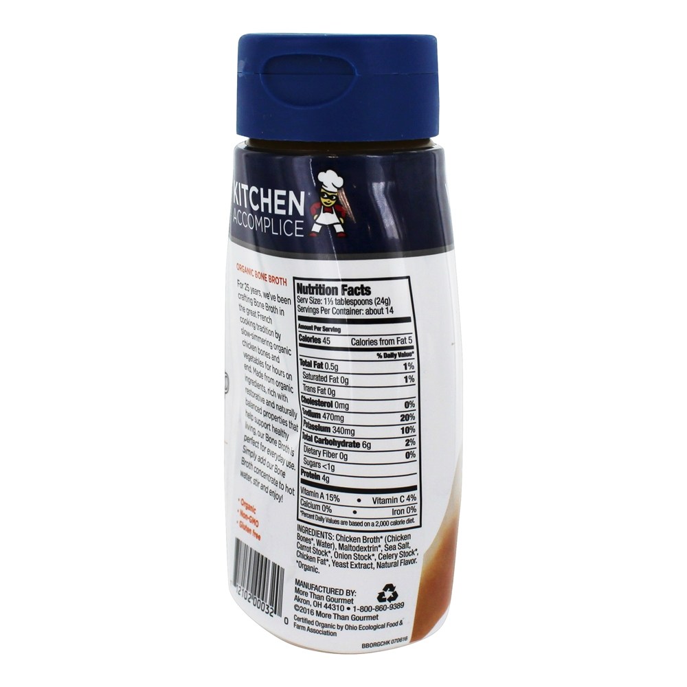 Caldo de Osso Orgânico Concentrado de Frango - 12 oz. Kitchen Accomplice - Imagem 2