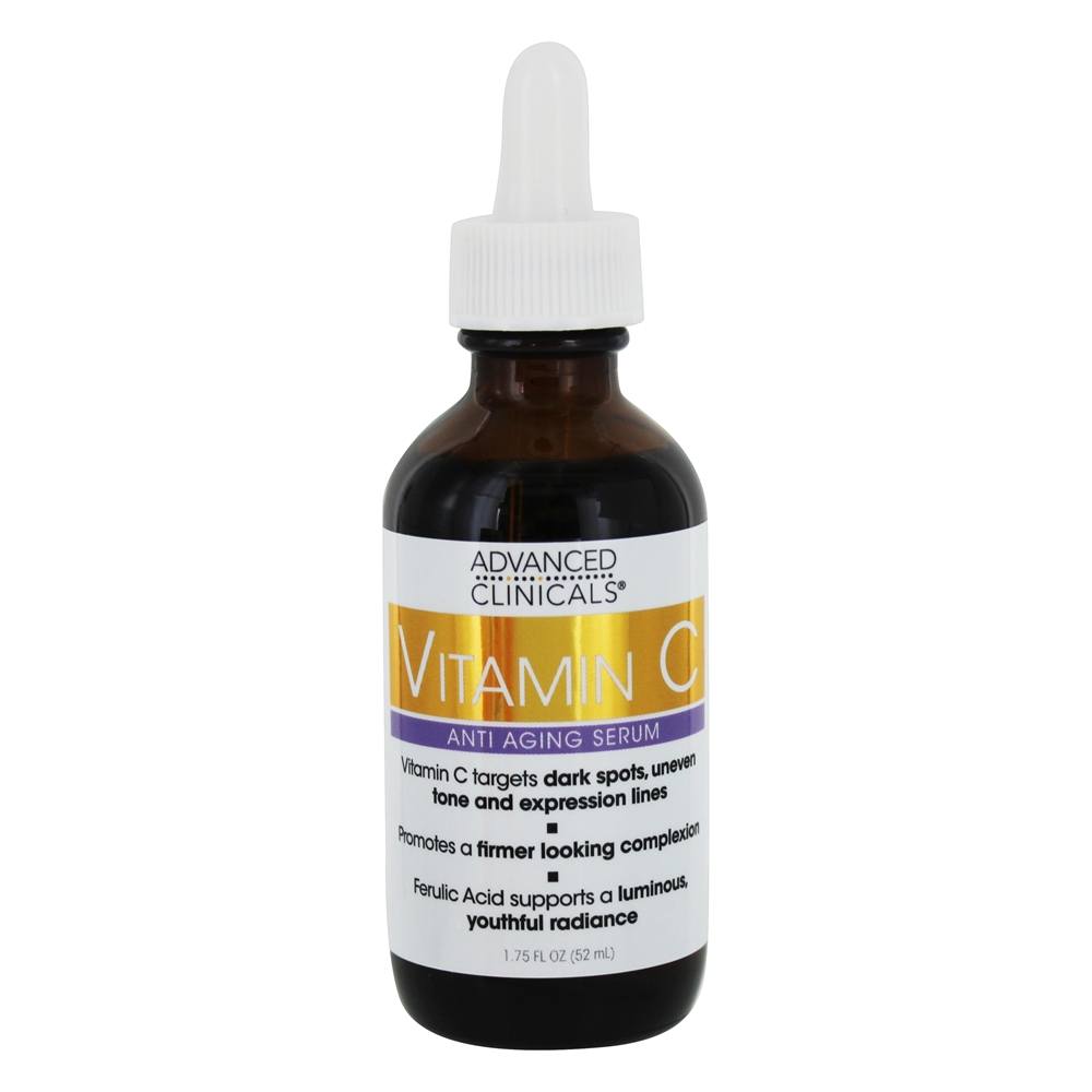 Soro Facial Anti-Aging Vitamina C com Aloe Vera Calmante - 1.75 fl. oz. Advanced Clinicals - Imagem 2