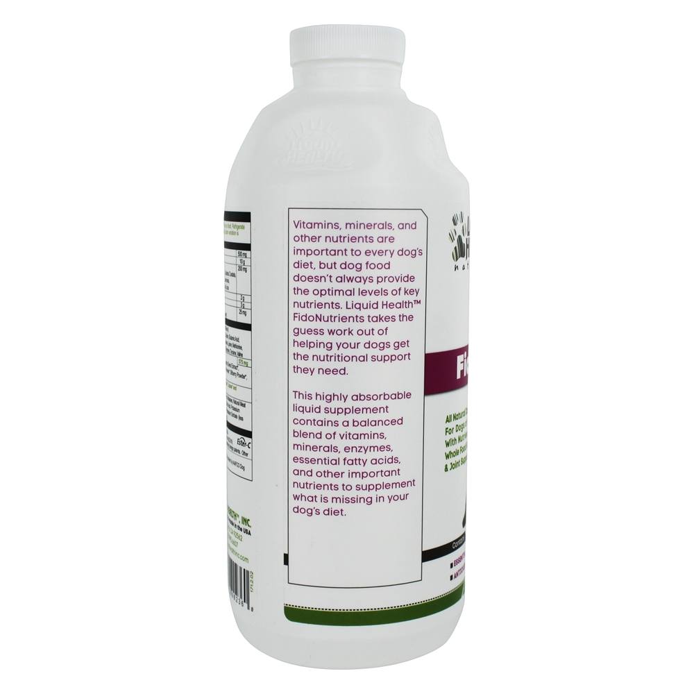 Vitaminas líquidas do cão de FidoNutrients K9 - 32 fl. oz. Liquid Health - Imagem 3