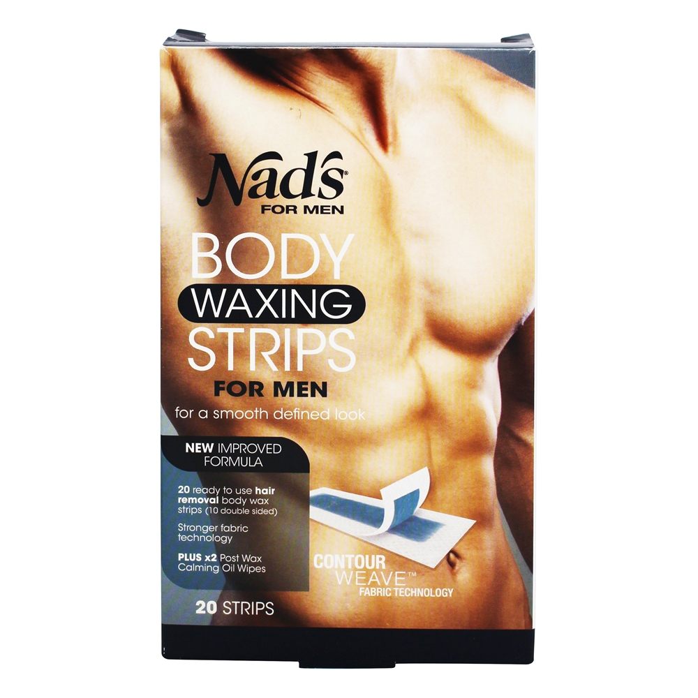 Tiras de Depilação Corporal para Homens - 20 Faixa (s) Nad's