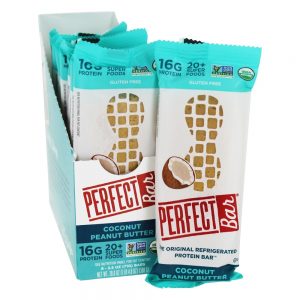Comprar a manteiga original de amendoim de coco da caixa das barras da proteína - 8 barras perfect bar preço no brasil barras de nutrição barras nutricionais suplemento importado loja 71 online promoção - 18 de agosto de 2022