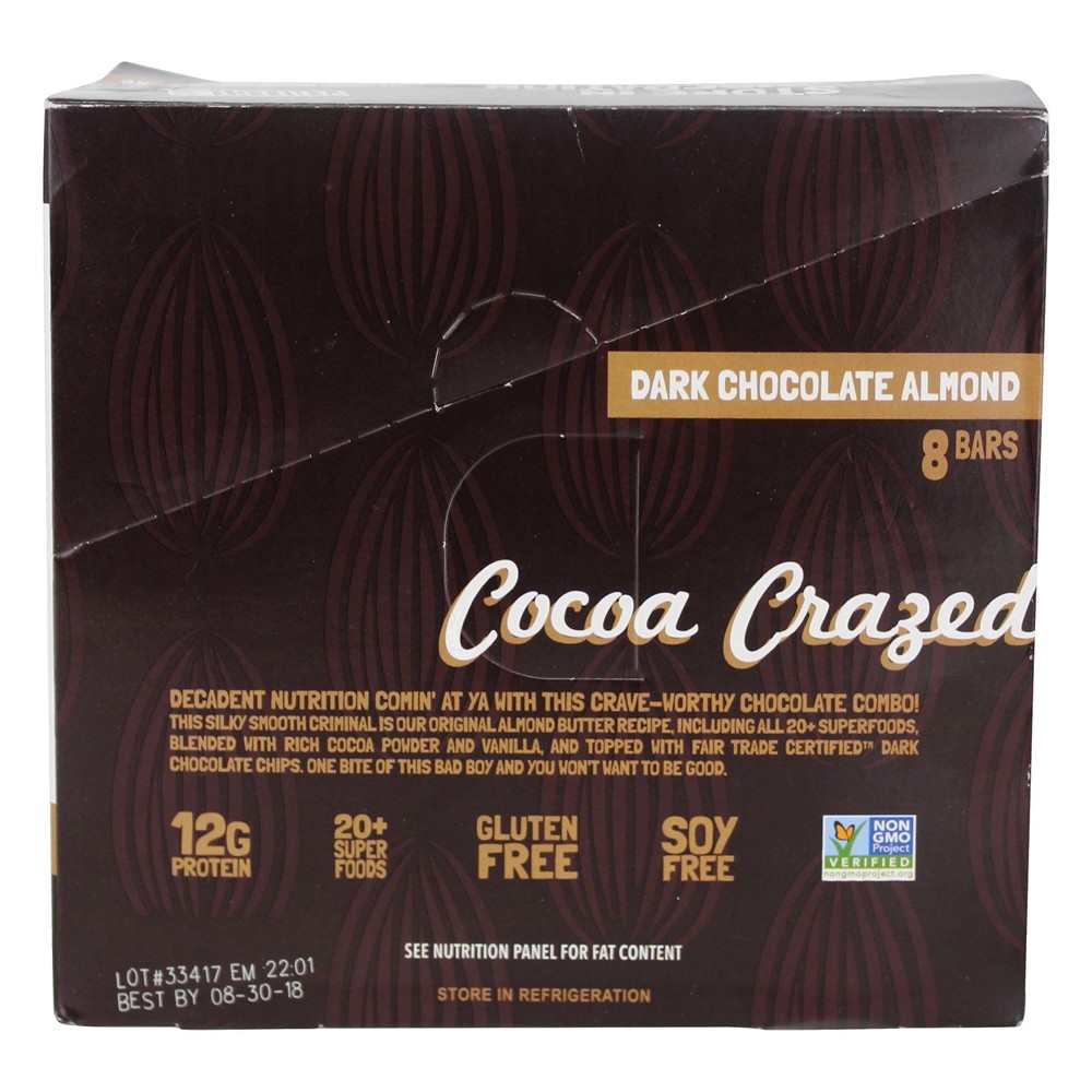A caixa de barras de proteína original amêndoa de chocolate escuro - 8 Barras Perfect Bar - Imagem 4