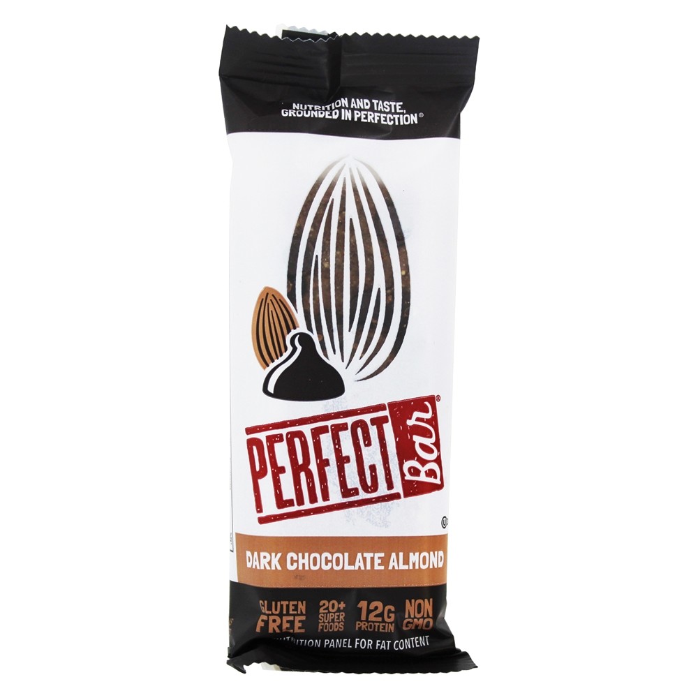 A caixa de barras de proteína original amêndoa de chocolate escuro - 8 Barras Perfect Bar - Imagem 5