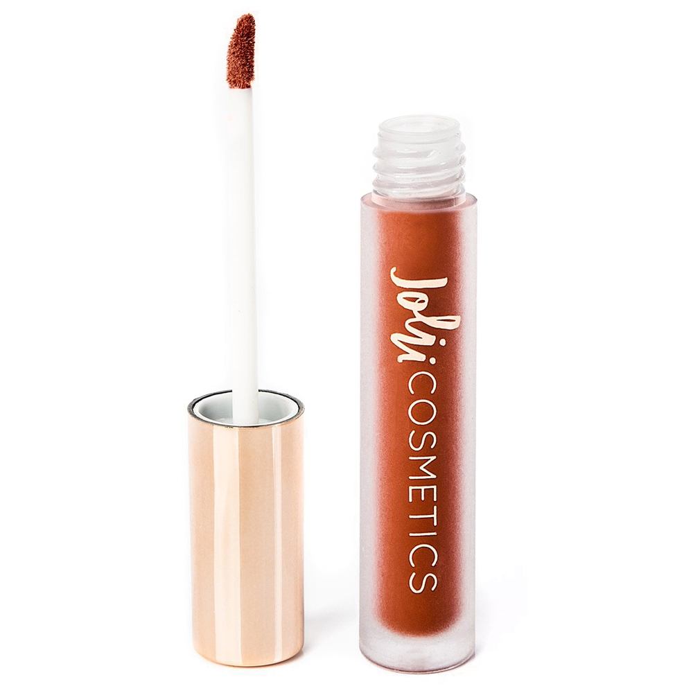 Luxo Creme Mates Líquido Batom Terra - 0.14 fl. oz. Jolii Cosmetics - Imagem 2