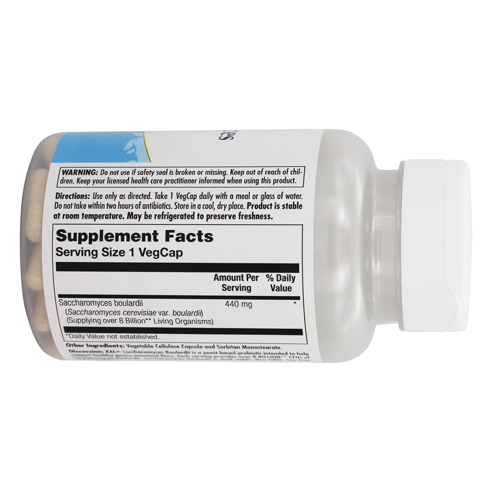Probiótico não lácteo Saccharomyces Boulardii 8 Bilhões de UFC - 60 Cápsula (s) vegetal (s) Kal - Imagem 2