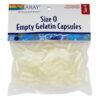 Comprar cápsulas de gelatina vazias tamanho 0 - cápsulas 100 solaray preço no brasil bioperina suplementos nutricionais suplemento importado loja 7 online promoção -