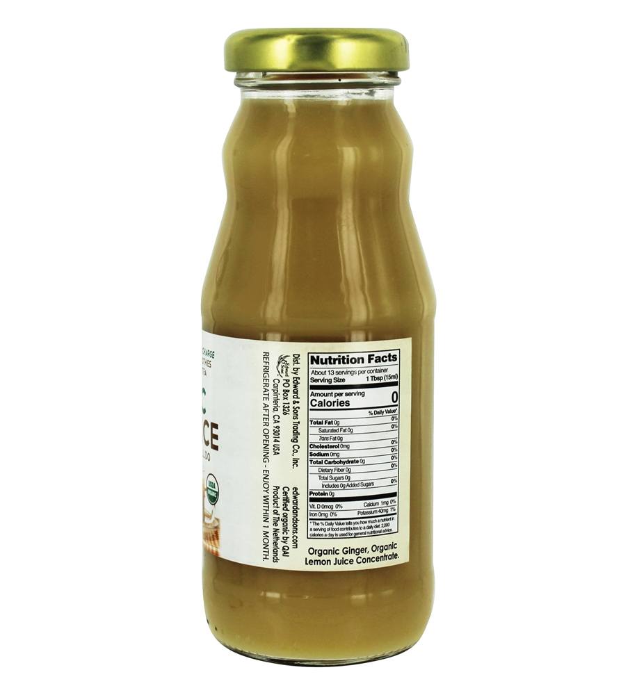Suco orgânico de gengibre - 7 fl. oz. Edward & Sons - Imagem 2