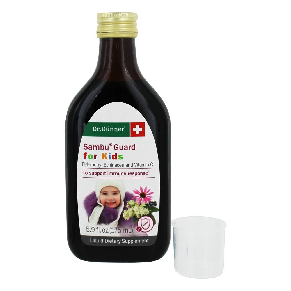 Sambu Guarda Sabugueiro Echinacea & Vitamina C Para Crianças - 5.9 fl. oz. Dr. Dunner - Imagem 2
