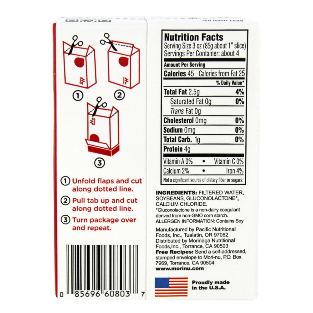 Silken Tofu Soft - 12 oz. Mori-Nu - Imagem 2