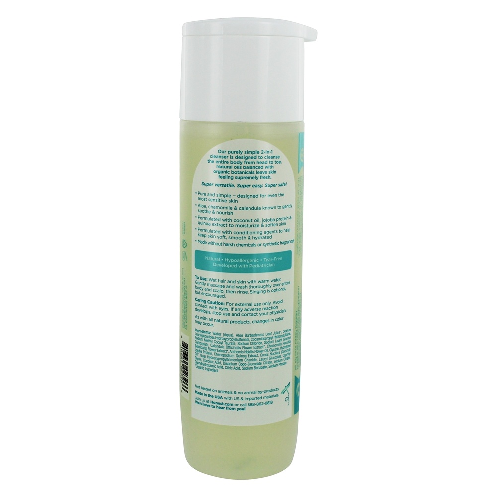 Shampoo Puramente Simples + Body Wash Sem Fragrância - 10 fl. oz. The Honest Company - Imagem 2