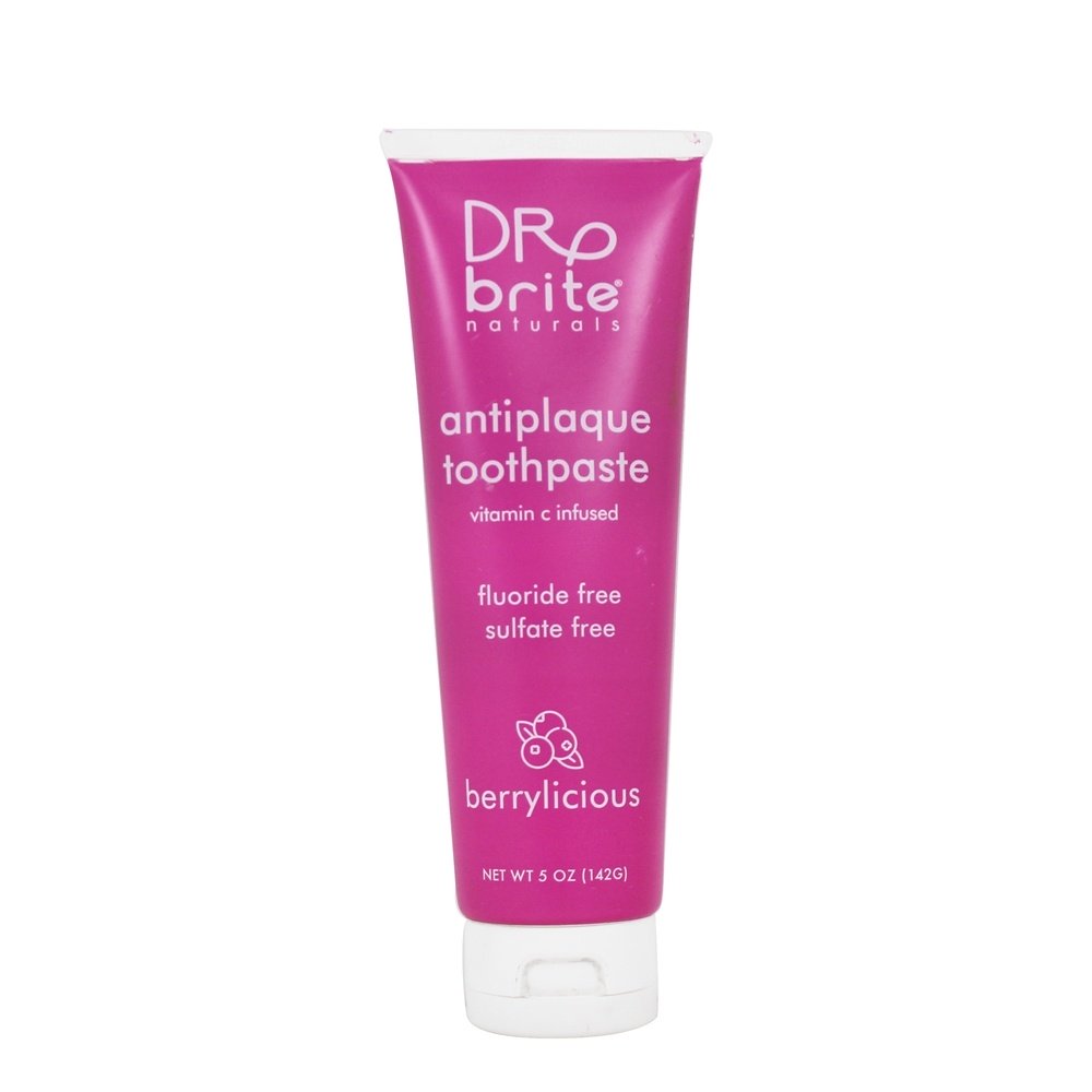Creme dental antiplaca com vitamina C com infusão de berrylicious - 5 oz. Dr. Brite