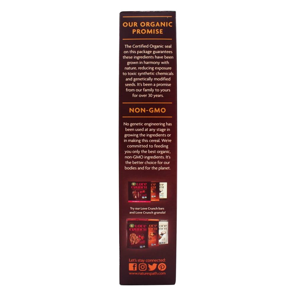 Love Crunch Organic Cereal Chocolate Escuro e Manteiga de Amendoim - 10 oz. Nature's Path Organic - Imagem 4