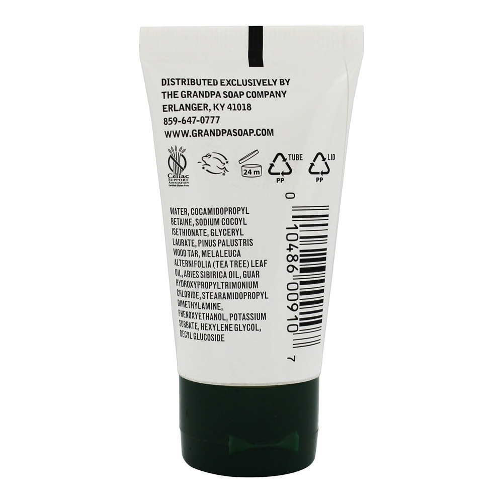 Couro cabeludo Terapia Xampu Pinho Alcatrão - 1 fl. oz. The Grandpa Soap Co. - Imagem 2
