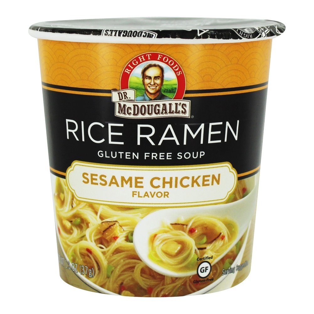 Sopa de Ramen de arroz sem glúten Sabor de frango de gergelim - 1.3 oz. Dr. McDougall's