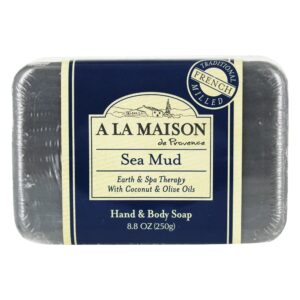 Sabonete francês tradicional para bar de mãos e corpo com coco e azeites de oliva - 8.8 oz. A La Maison