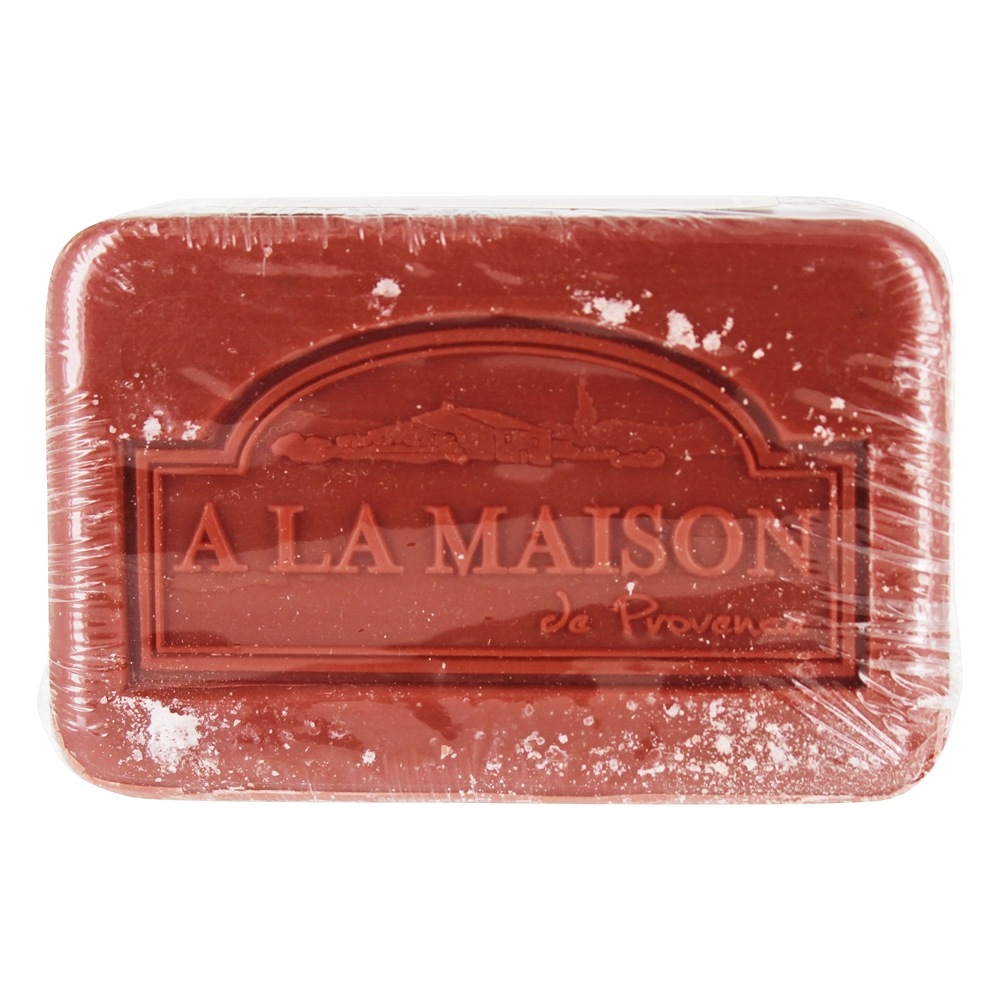 Sabonete francês tradicional para barba e corpo Argila vermelha com coco e azeite de oliva - 8.8 oz. A La Maison - Imagem 4