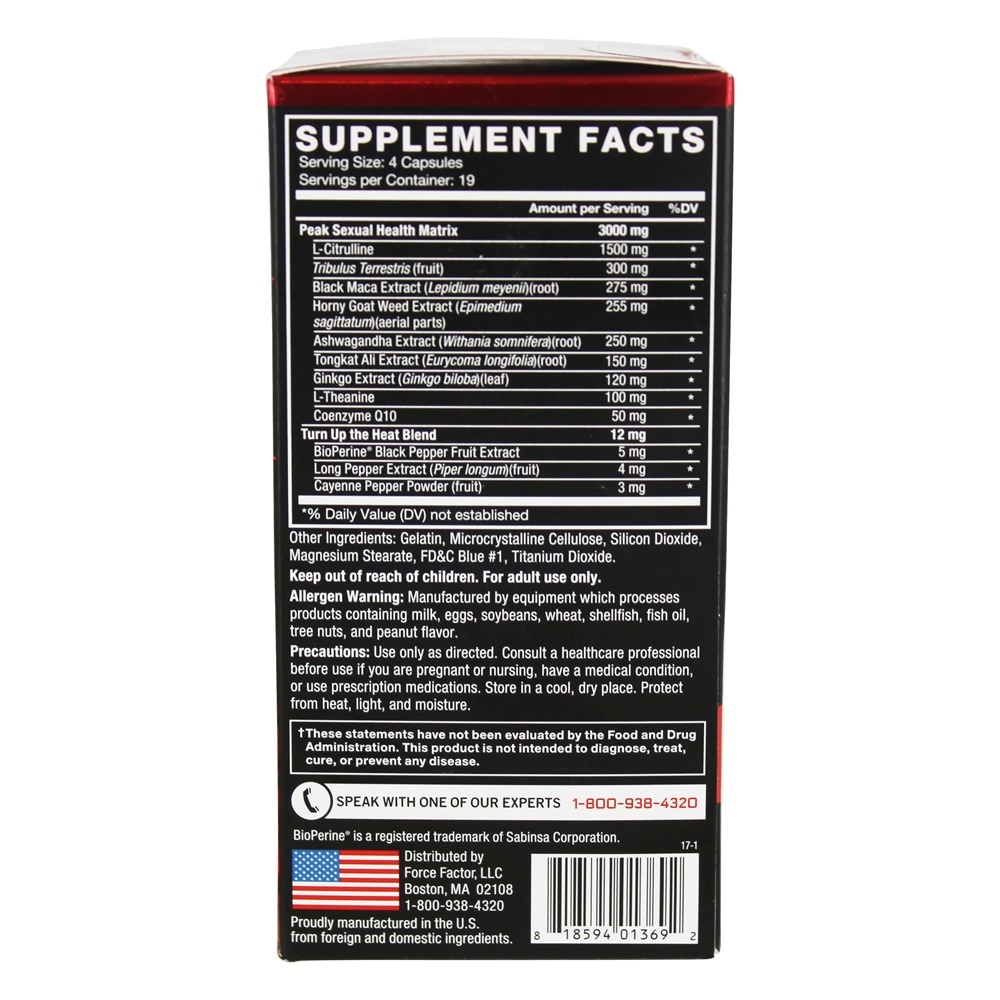 Ponto! Premium Libido Enhancer - Cápsulas 76 Force Factor - Imagem 3