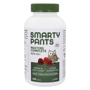 Mestres Completar Homens 50+ Multivitamina - 120 Gummies SmartyPants