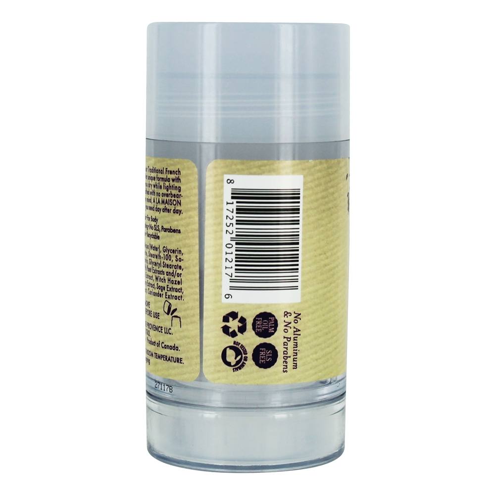Fórmula francês tradicional de longo prazo desodorante Lavanda Aloe - 2.4 oz. A La Maison - Imagem 3