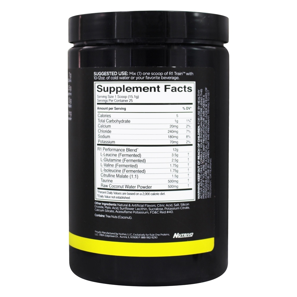 R1 Trem Bcaa Pó 25 Porções Fruto Soco - 378 Gramas Rule One Proteins - Imagem 2