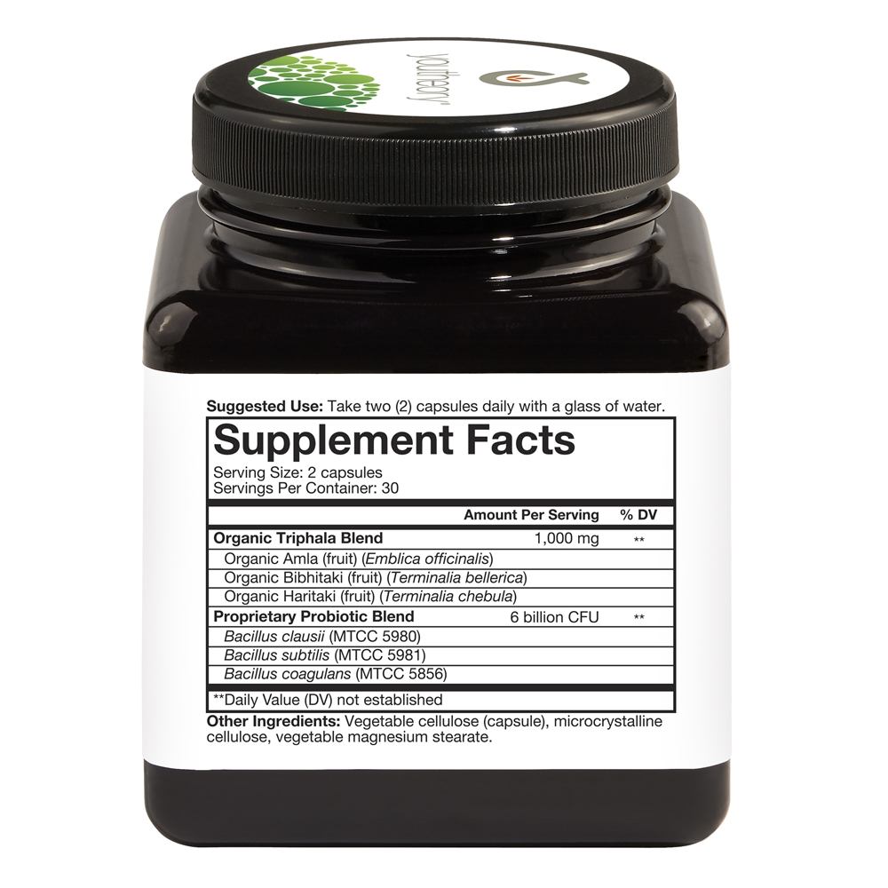 Esporo Probiotic + Triphala Misturar 6 Bilhões de UFC - Cápsulas 60 Youtheory - Imagem 2