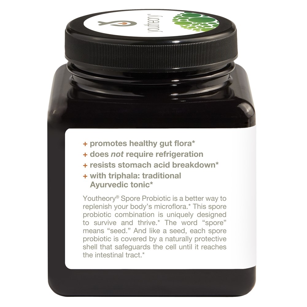 Esporo Probiotic + Triphala Misturar 6 Bilhões de UFC - Cápsulas 60 Youtheory - Imagem 4