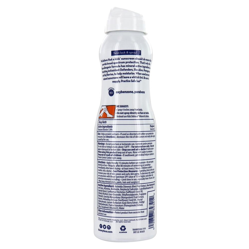 Spray Mineral Protetor Solar Kids Air Powered 30 SPF - 6 fl. oz. Kiss My Face - Imagem 2