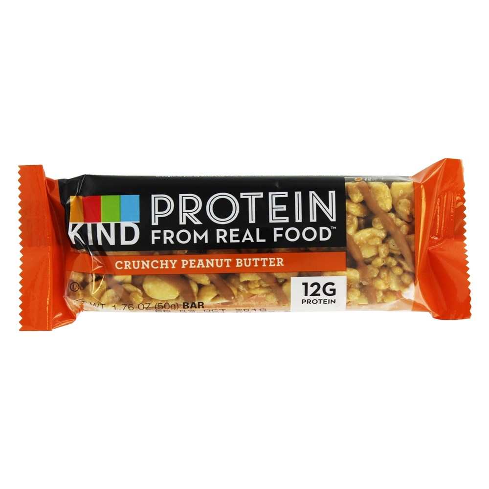 Barras de Proteínas sem Glúten Manteiga de Amendoim Crocante - 12 Barras Kind Bar - Imagem 2