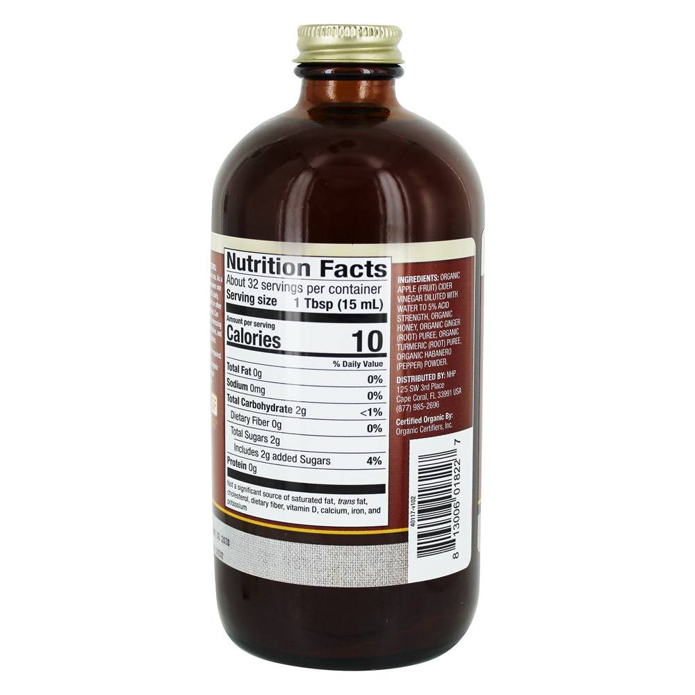 Vinagre De Cidra De Maçã Orgânico Picante - 16 fl. oz. Dr. Mercola - Imagem 2