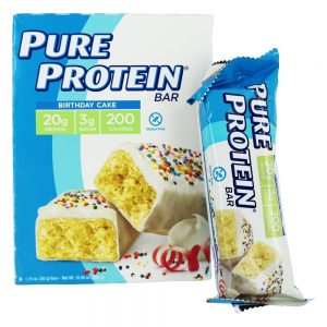 Comprar bolo de aniversário de caixa de barras de alta proteína - 6 barras pure protein preço no brasil barras de proteínas barras nutricionais suplemento importado loja 123 online promoção -