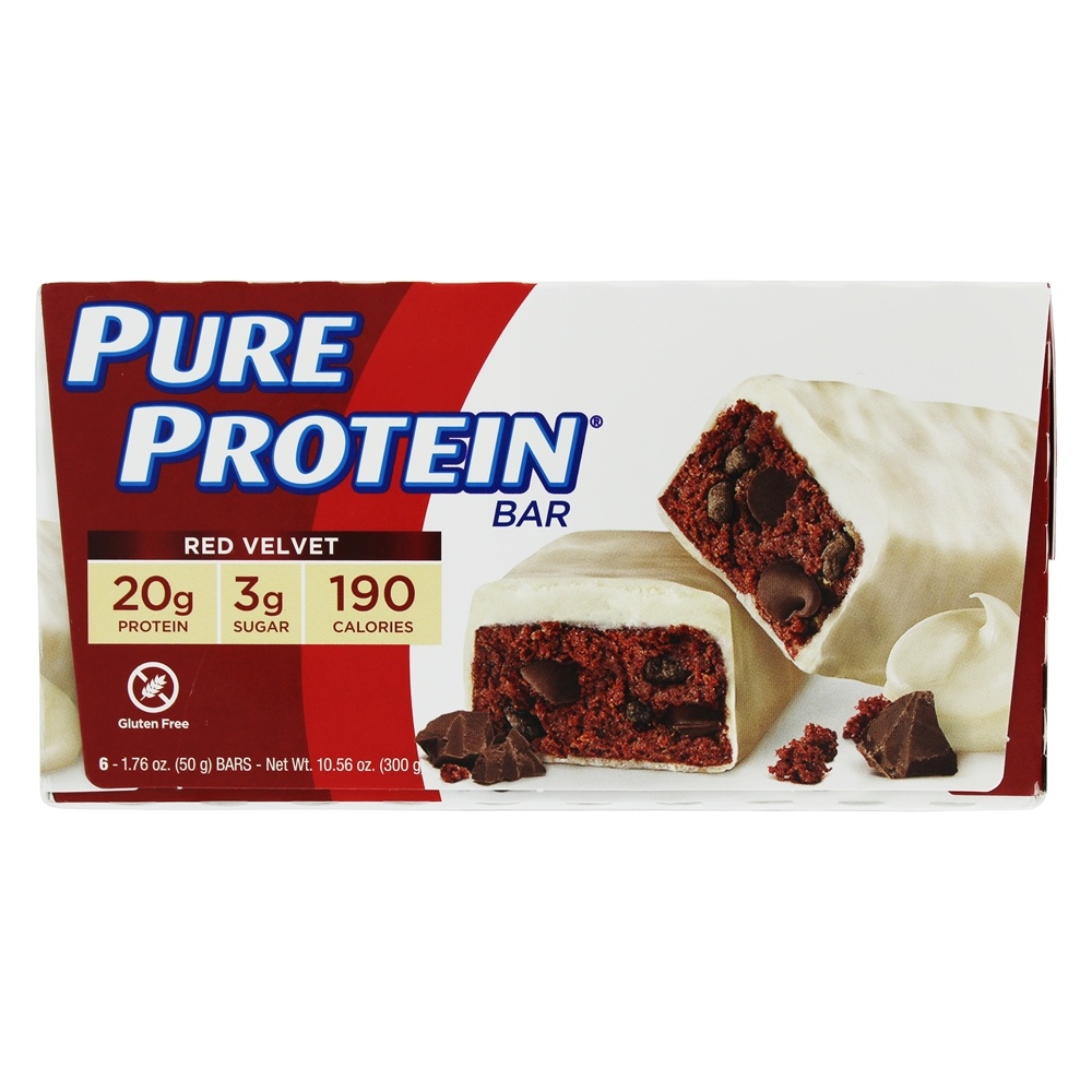 Veludo Vermelho com Alto Teor de Proteína - 6 Barras Pure Protein - Imagem 3