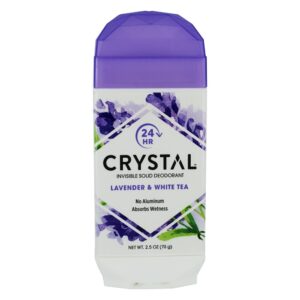 Comprar 24 hev lavável desodorante sólido em vara lavanda & chá branco - 2. 5 oz. Crystal body deodorant preço no brasil cuidados pessoais & beleza desodorantes suplemento importado loja 1 online promoção -
