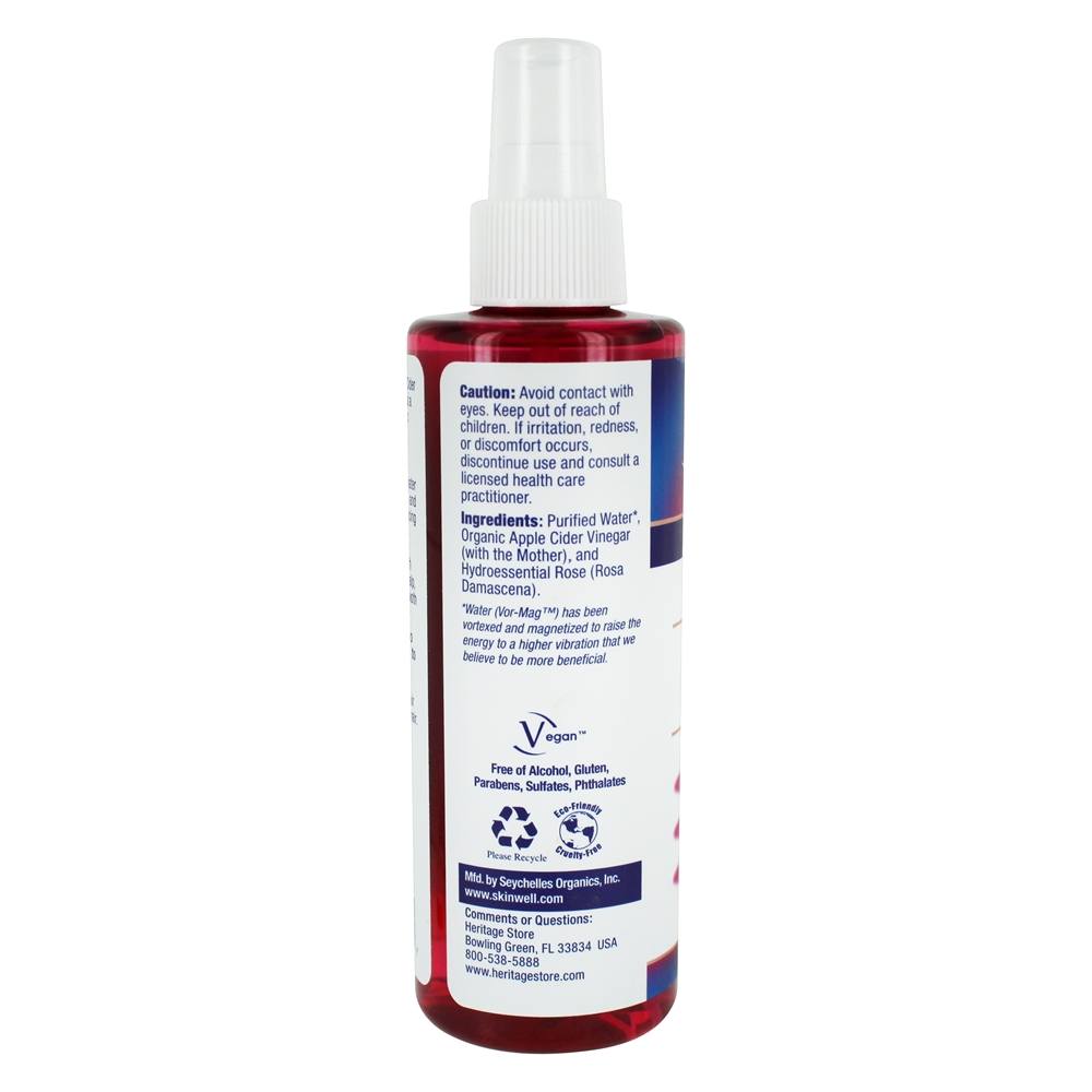Vinagre de Rosewater de pétalas de rosa - 8 fl. oz. Heritage - Imagem 2