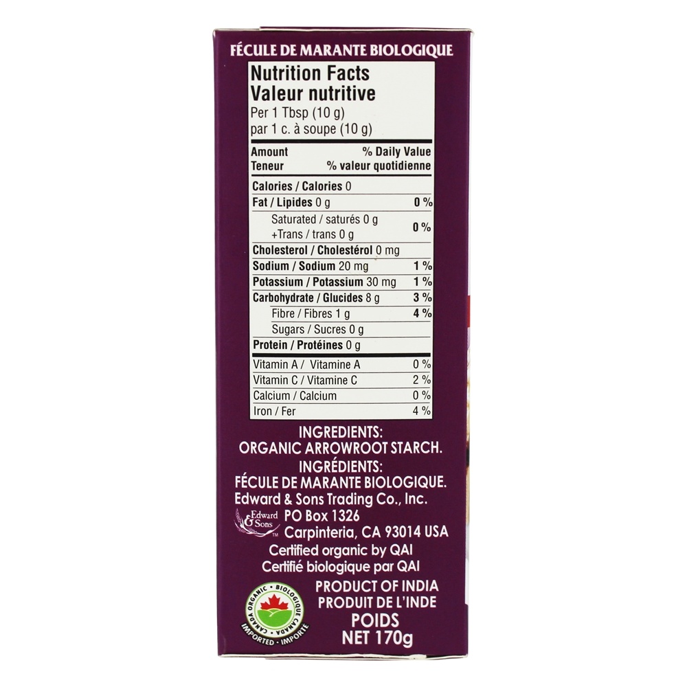 Pó Orgânico de Amido de Araruta - 6 oz. Let's Do...Organic - Imagem 4