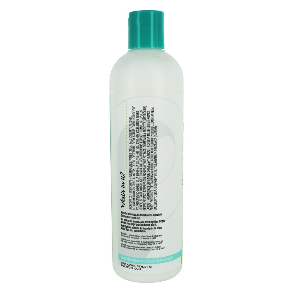 Um Condição Decadência Extremista Hidratante Leite Condicionador para Super Encaracolado Cabelo - 12 fl. oz. DevaCurl - Imagem 3