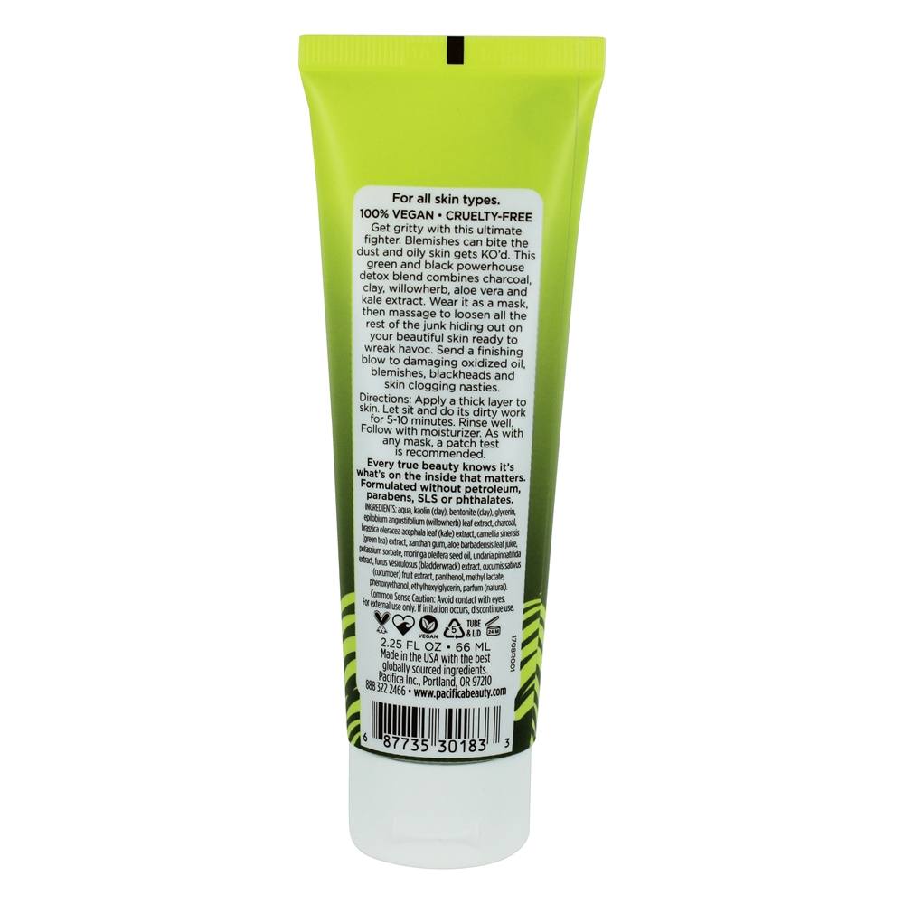 Máscara Facial Detox Carvão Vegetal de Couve - 2.25 fl. oz. Pacifica - Imagem 2