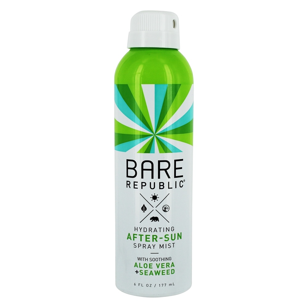 Hidratante Depois Sol Spray Névoa com Aloés Vera + Alga - 6 fl. oz. Bare Republic