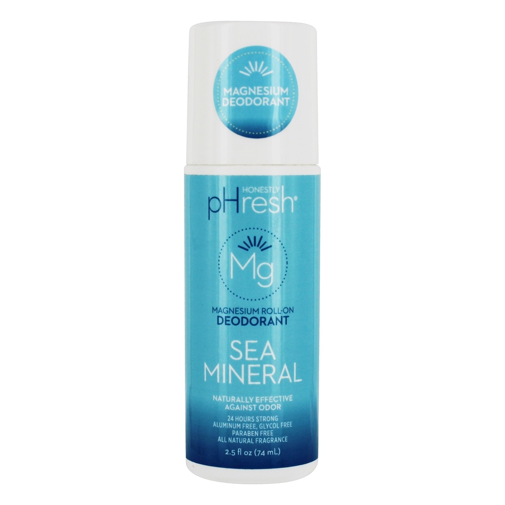 Mineral Marinho De Desodorante Roll-On De Magnésio - 2.5 fl. oz. Honestly pHresh