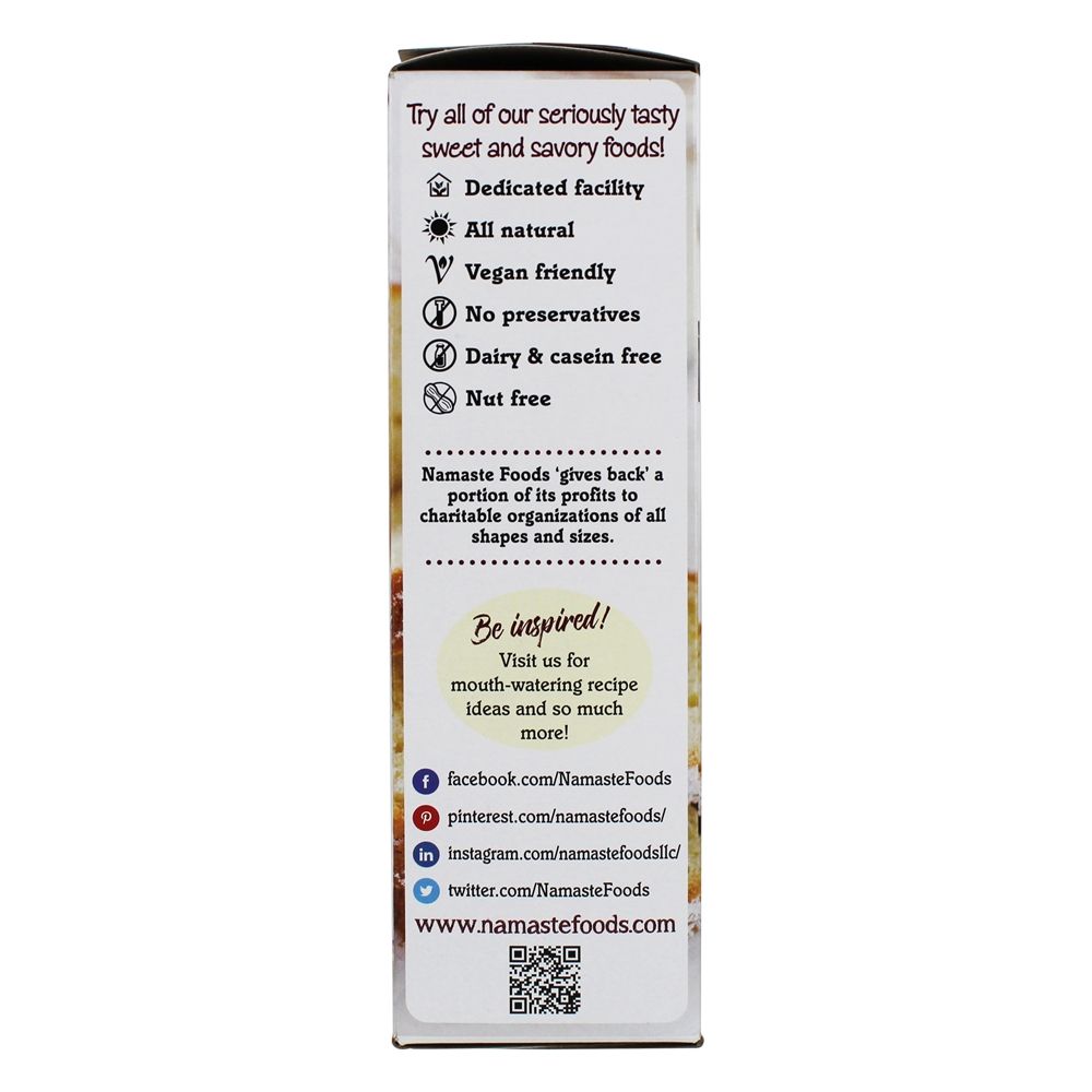 Mistura rápida de pães e muffins orgânicos sem glúten - 16 oz. Namaste Foods - Imagem 4