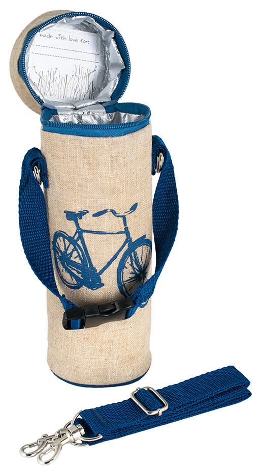 Bicicleta isolada com bolsa azul para garrafa de água SoYoung - Imagem 2