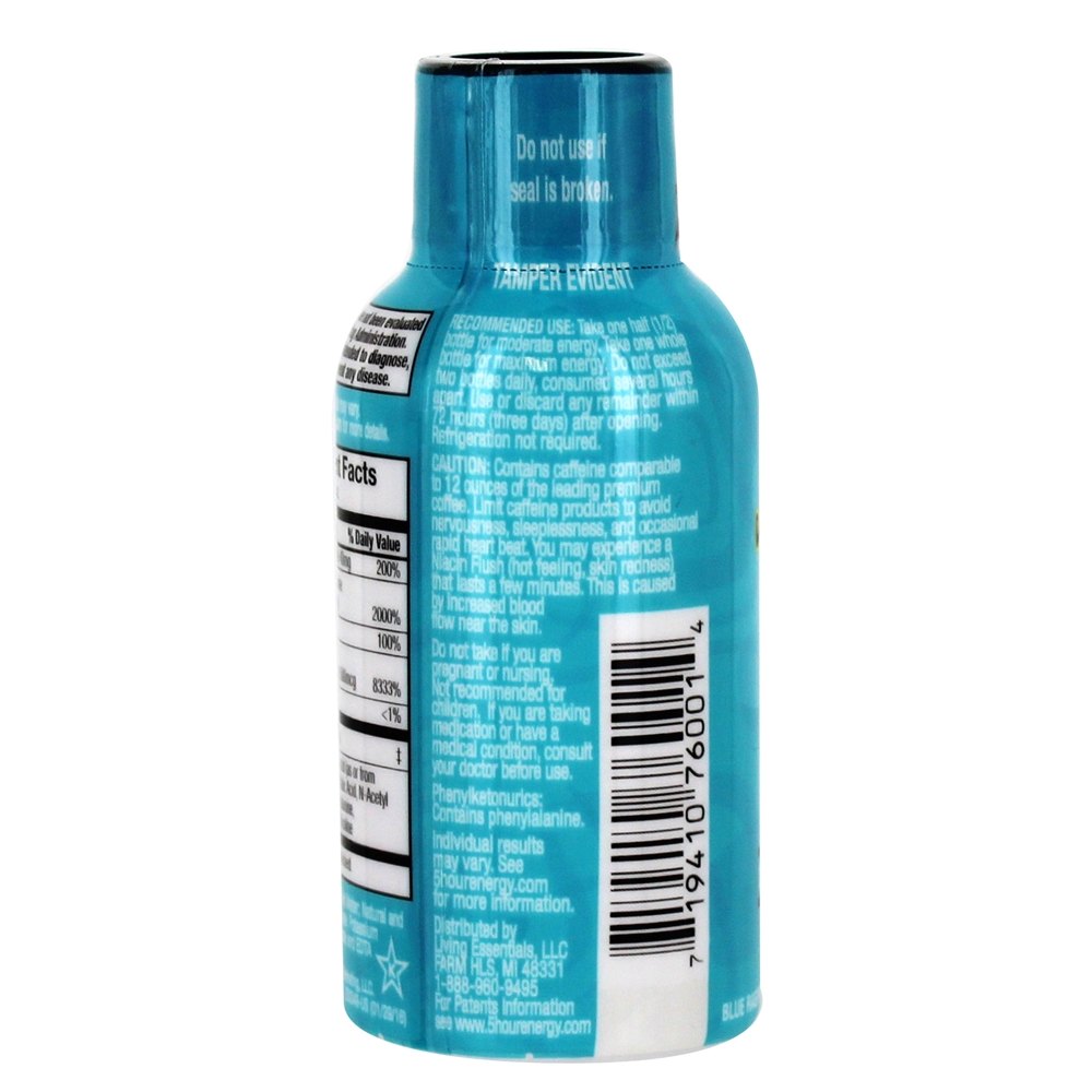 Raspberry azul da força Extra do tiro da energia - 1.93 fl. oz. 5-Hour Energy - Imagem 3