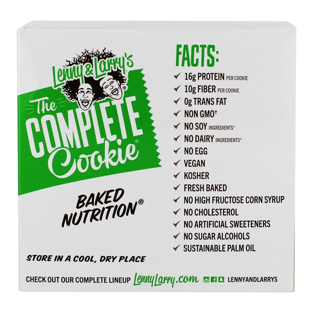 A caixa de biscoito completa Choc-O-Mint - 12 Cookies Lenny & Larry's - Imagem 3