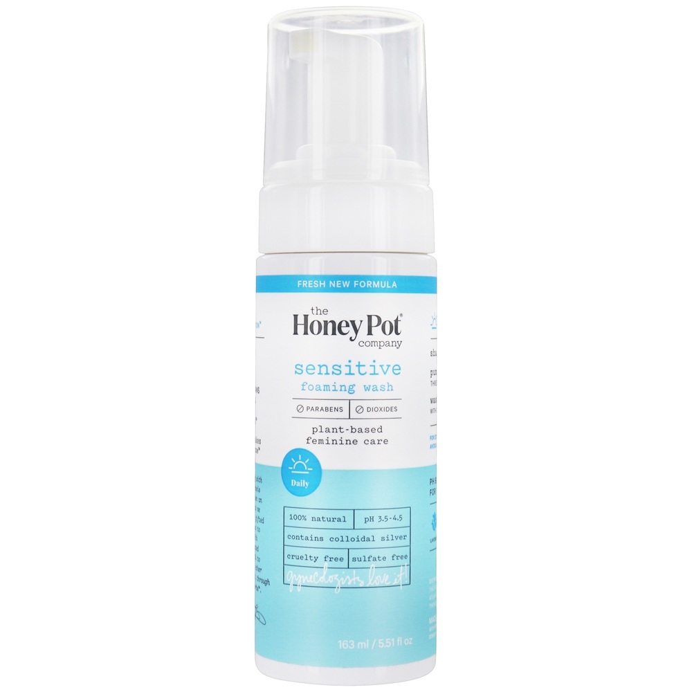 Lavagem de espuma sensível - 5.51 fl. oz. The Honey Pot Company