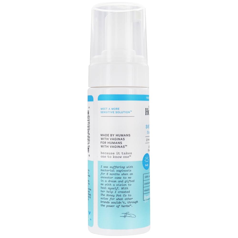 Lavagem de espuma sensível - 5.51 fl. oz. The Honey Pot Company - Imagem 4