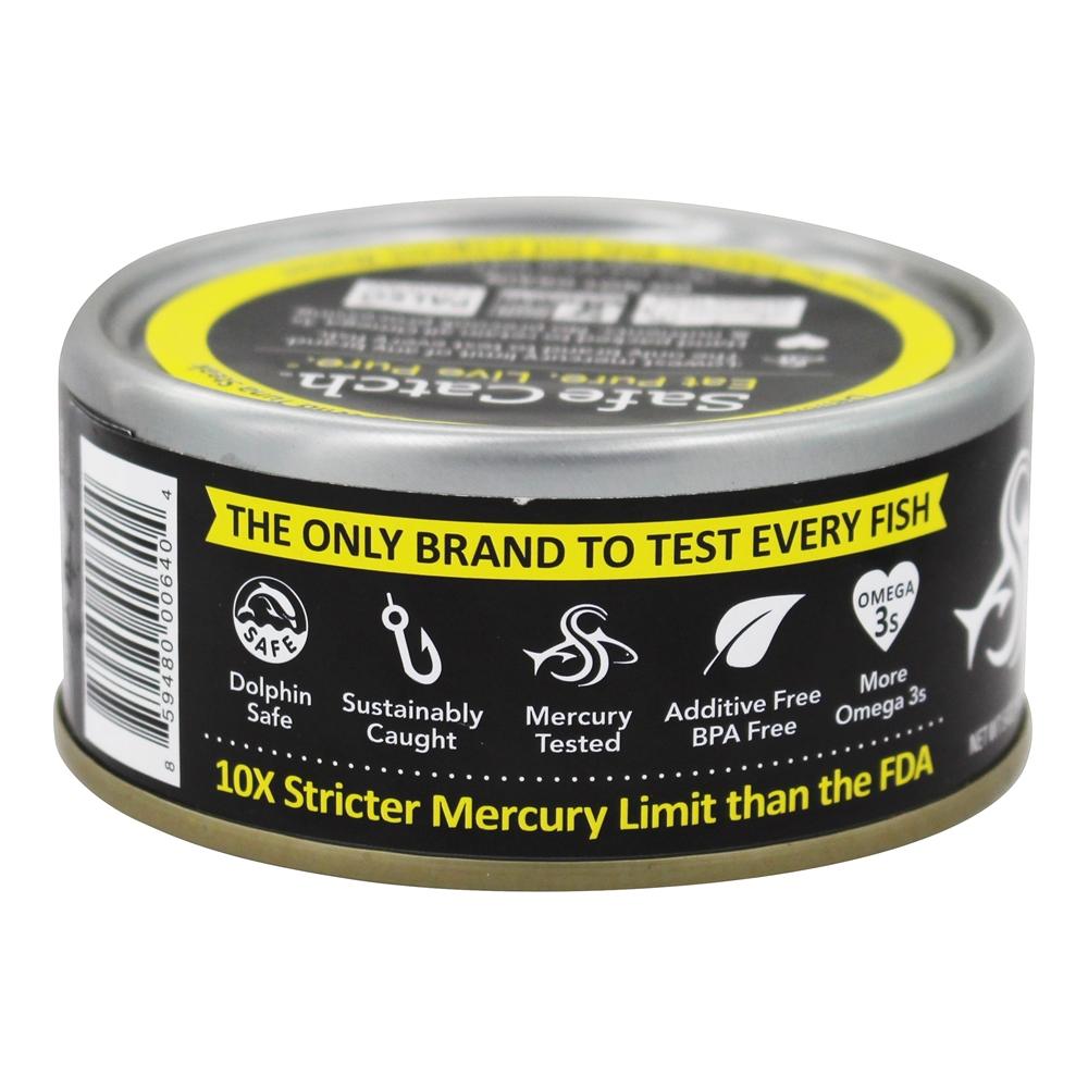 Bife de Atum Ahi Selvagem Cozido Lento Premium Sólido - 5 oz. Safe Catch - Imagem 3