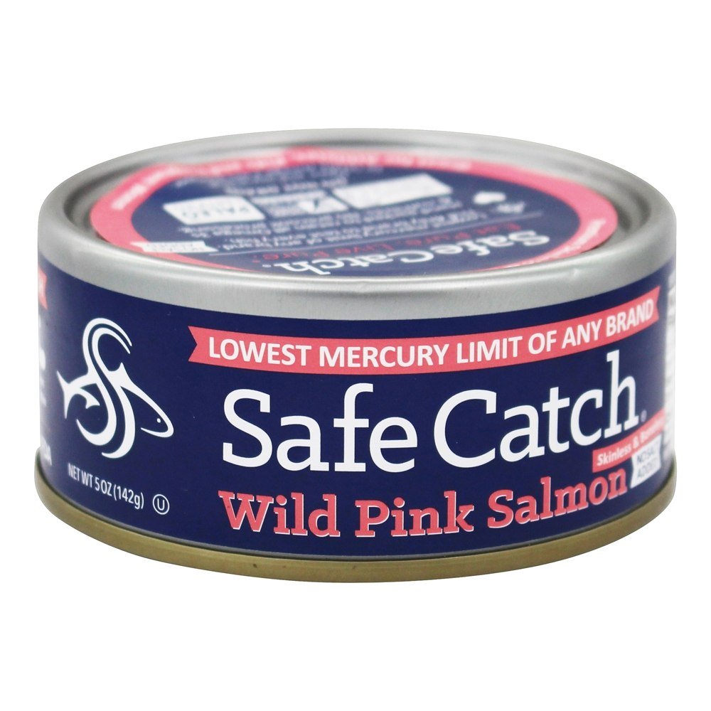 Prêmio Sem pele & Desossado Selvagem Rosa Salmão Não Sal Adicionado - 5 oz. Safe Catch