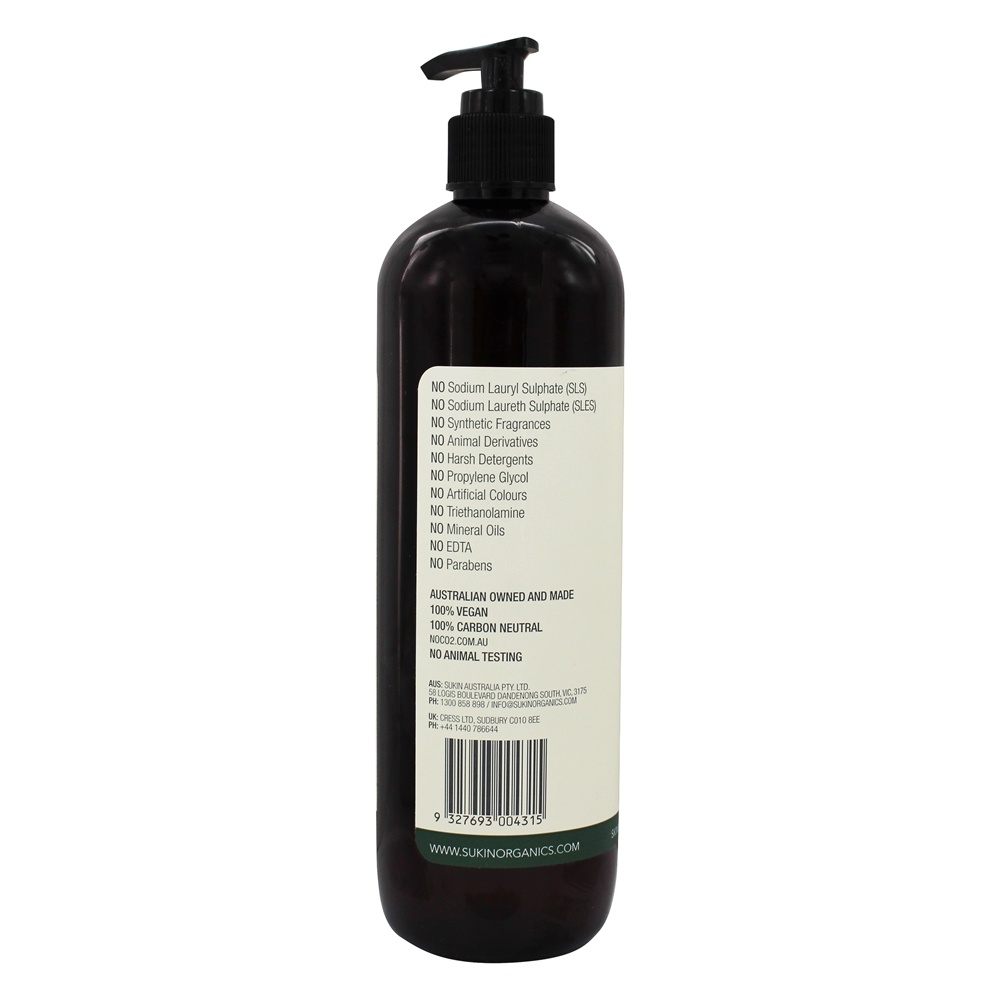 Lavagem de corpo botânico Cal e coco - 16.9 fl. oz. Sukin - Imagem 3
