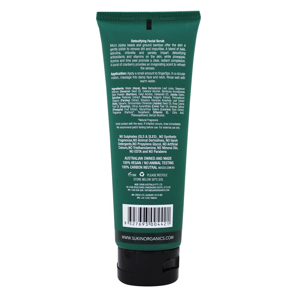 Super Greens Esfoliante Facial Desintoxicante - 4.23 fl. oz. Sukin - Imagem 2