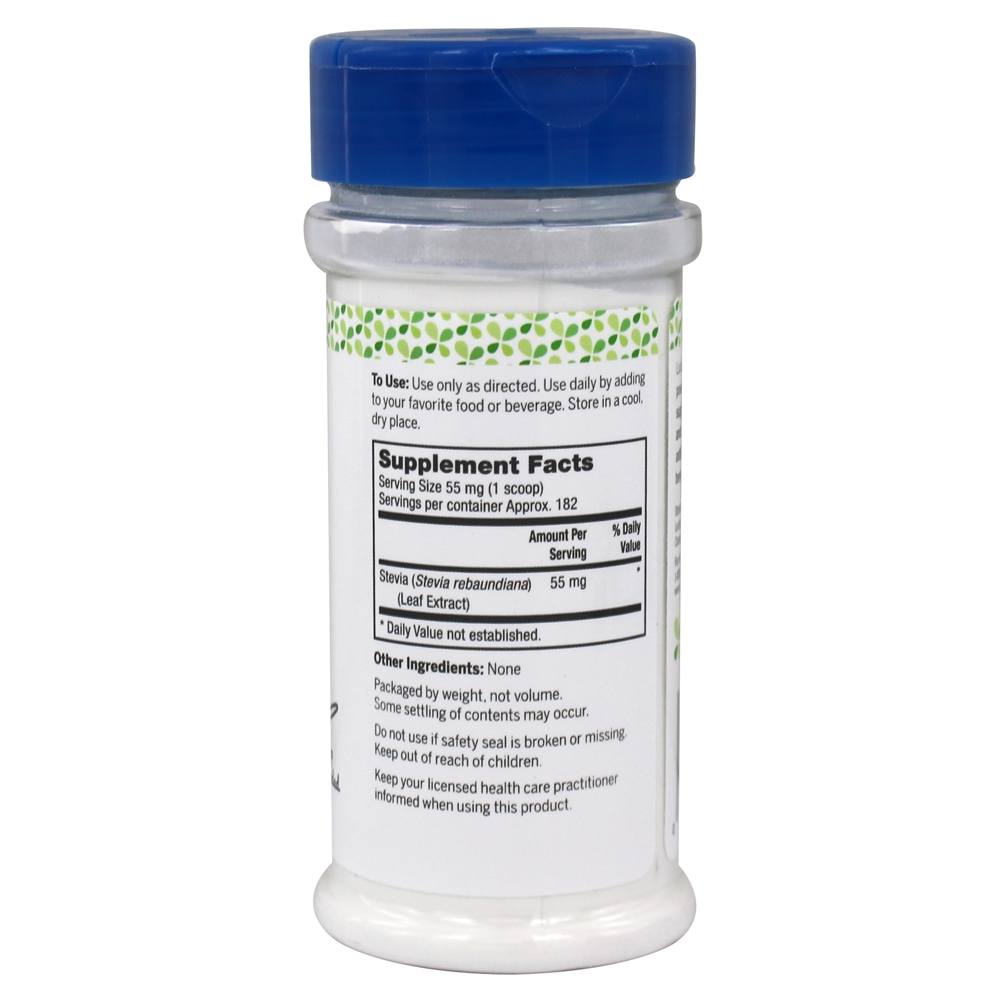 Pure Pó de extrato de estévia 182 porções sem sabor - 3.5 oz. LuckyEats - Imagem 2