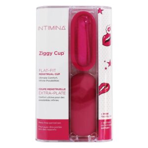 Copa Menstrual com Ajuste Plano Ziggy Cup Intimina